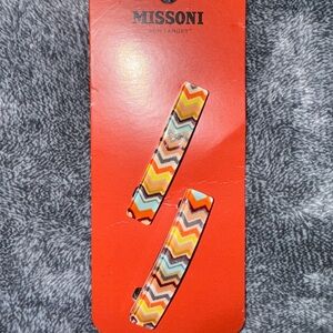 NWT Missoni for Target hair clips